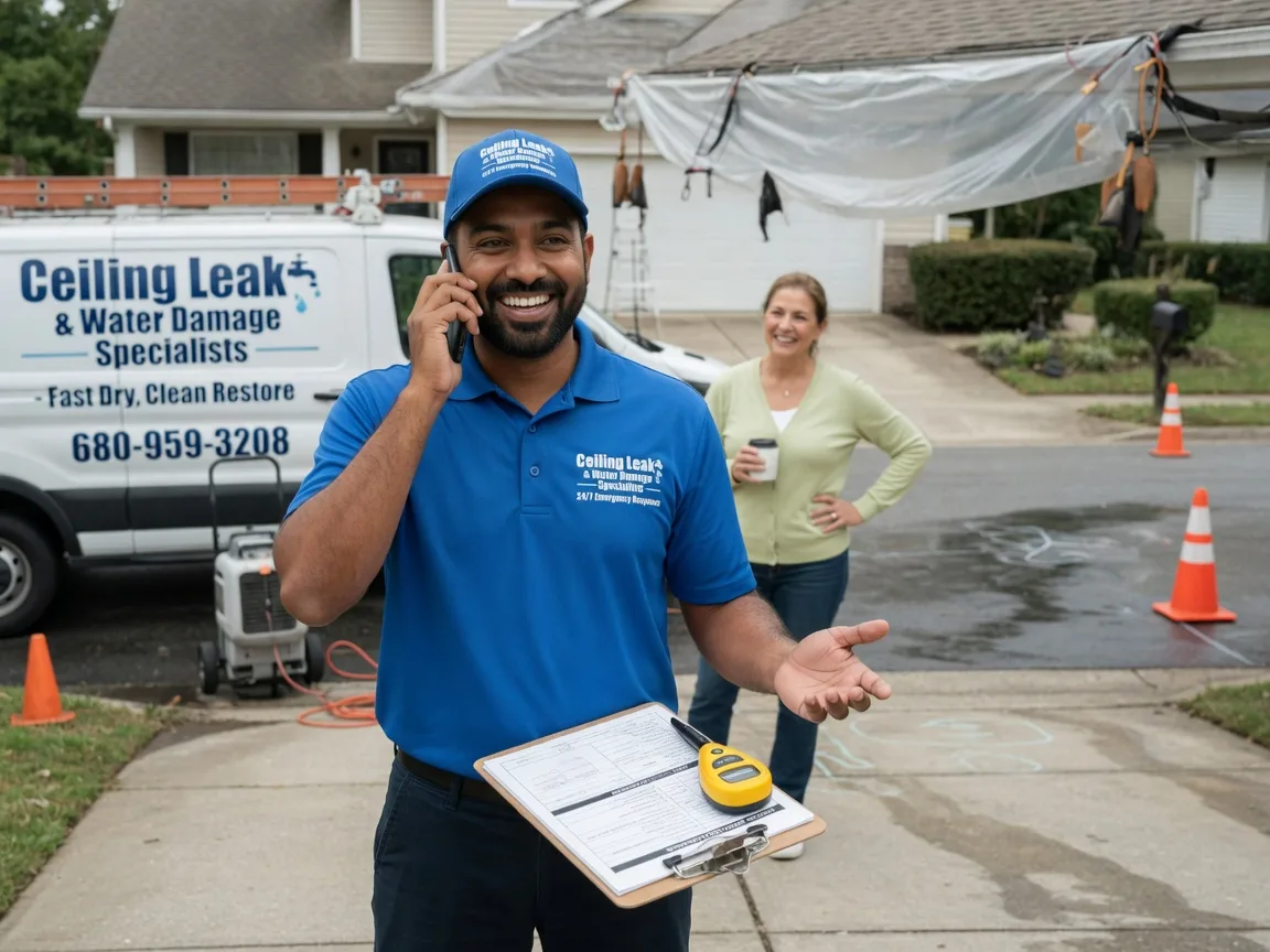 Ceiling Leak Cleanup Hanna, UT FAQs